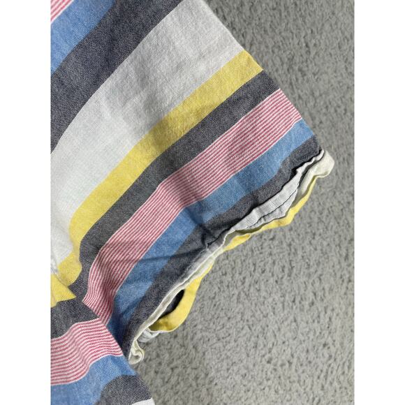 Original Penguin Heritage Slim Fit Striped Short Sleeve Button Shirt Men's Large - Picture 9 of 10